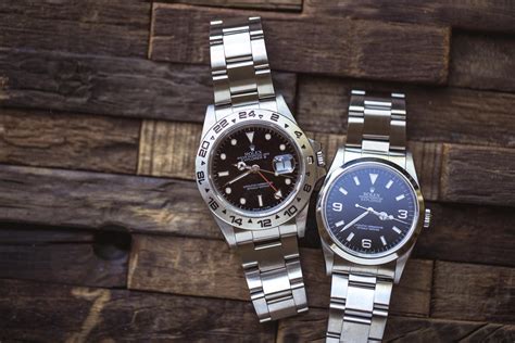 rolex explorer i vs ii.